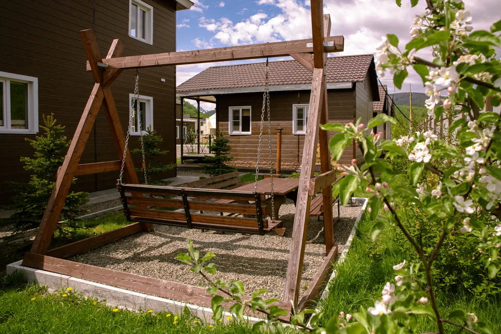 Двухместный коттедж с видом на горы