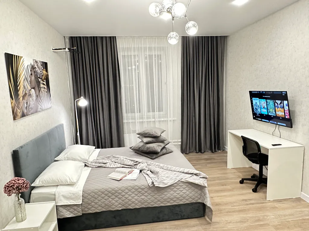 Современная 1-комнатная квартира, район Юбилейный