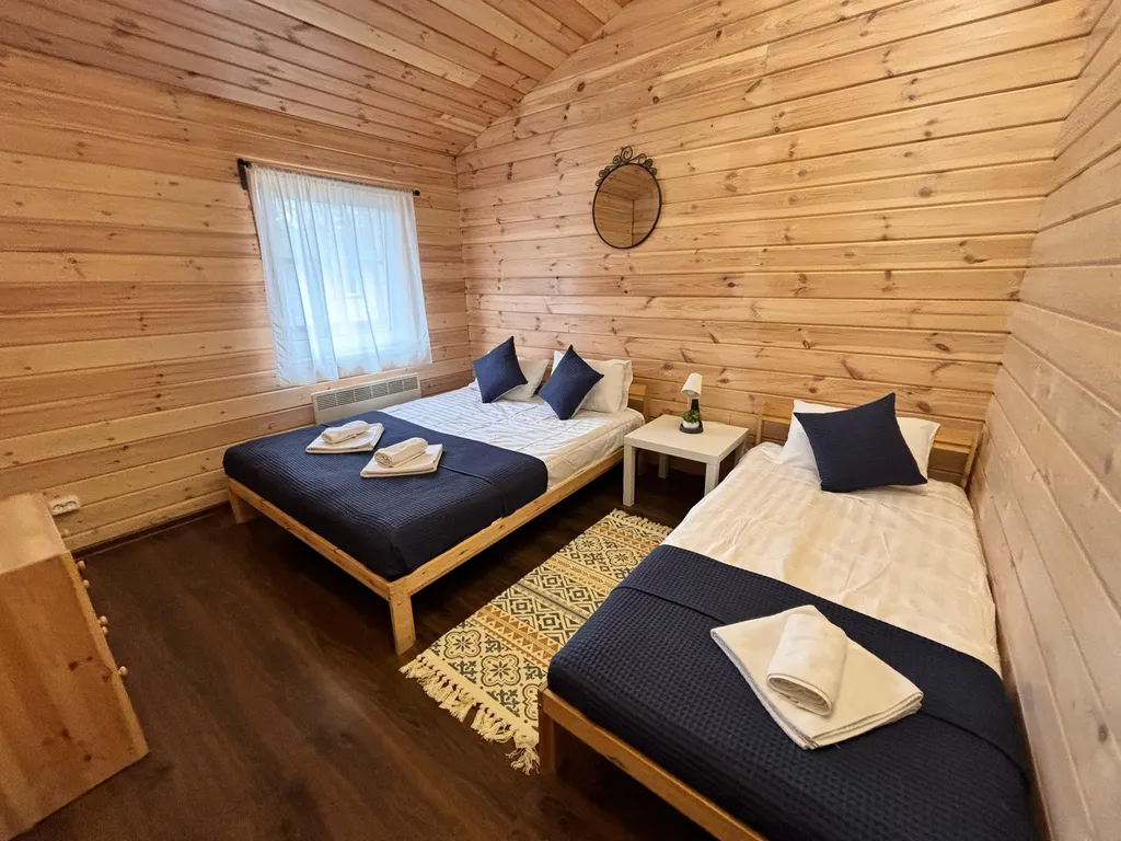 Коттедж Ладожские дюны, комфортный дом с панорамными окнами до 7-ми гостей — Ларионово