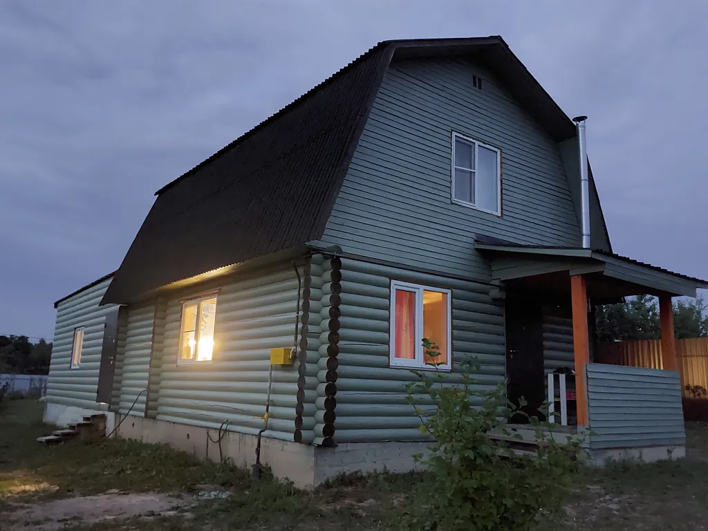 Дом-баня на берегу Оки