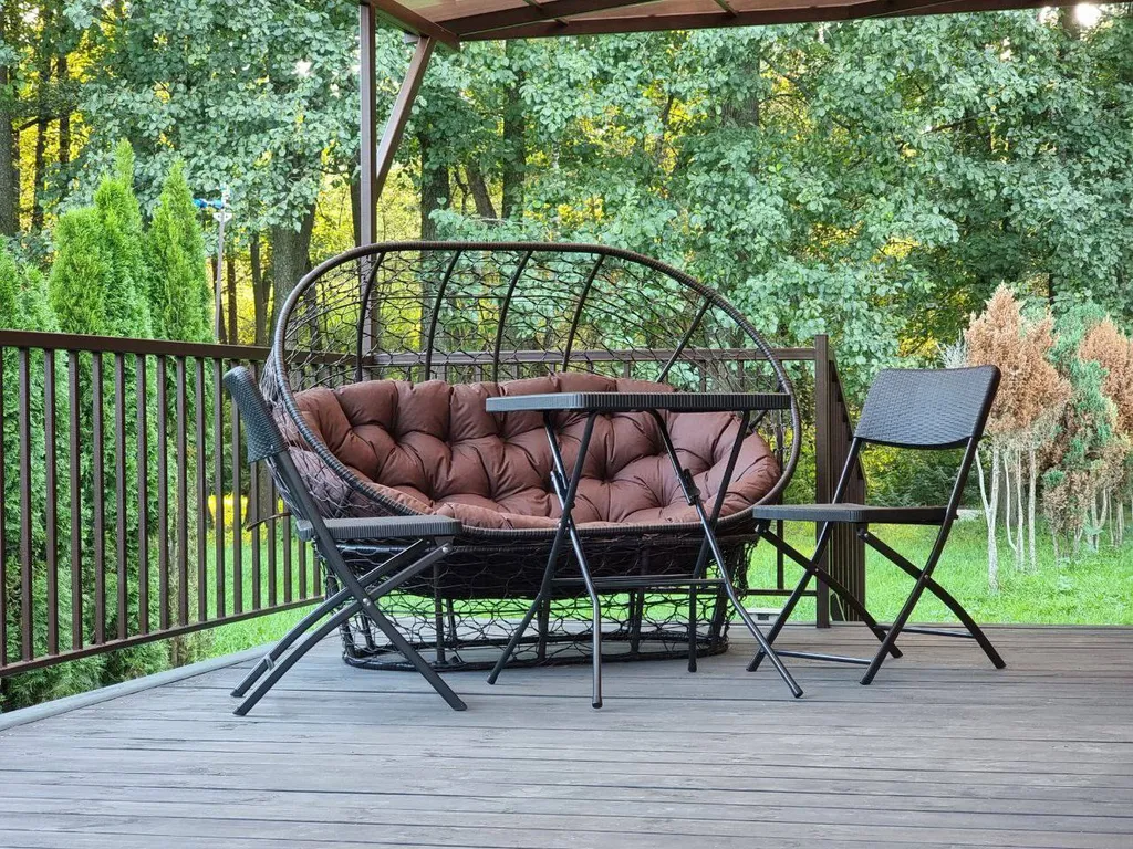 Уютный дом-лофт №3 (The third) с видом на реку и лес