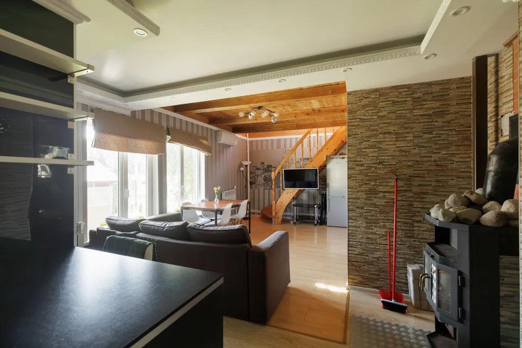 Коттедж с камином у горнолыжного курорта Игора