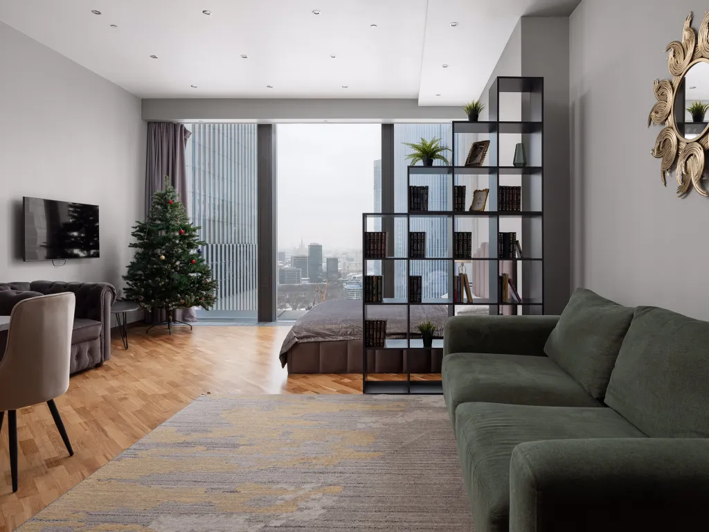 Neva Sky Панорамный вид на небоскребы и город