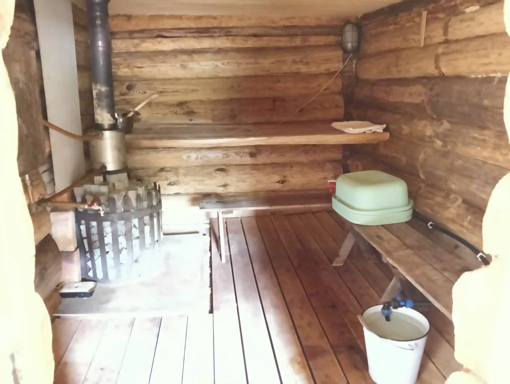 Дом-баня с банным чаном у Онежского озера