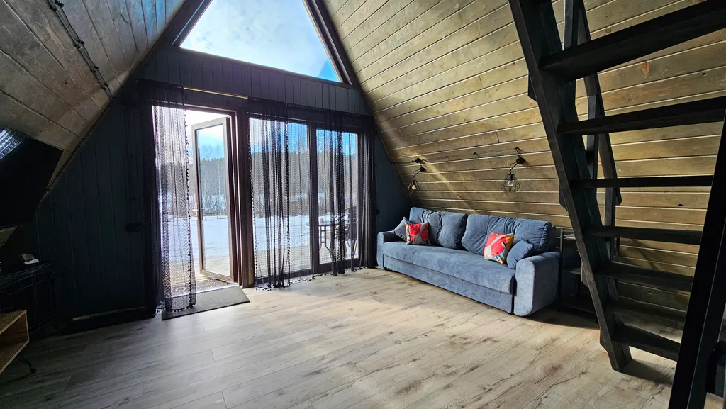 Дом А-Фрейм с террасой №5