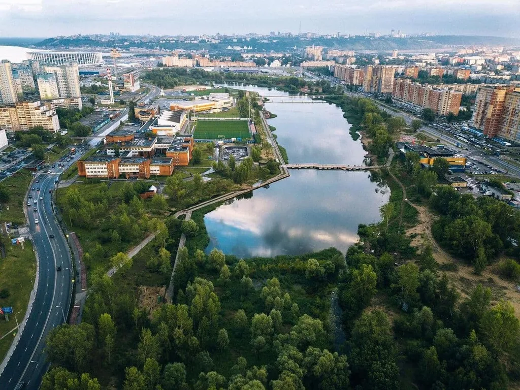 Cтудия 54 кв м . Панорама на Мещеру, парковка , метро