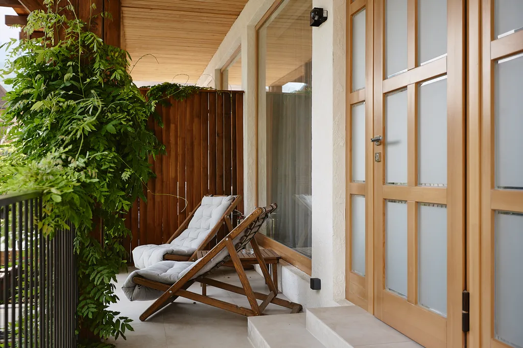 Студия Воздух с классной кухней в гостевом доме Пентакли в Красной Поляне