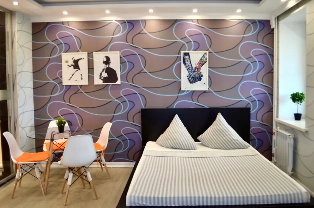 Современная и стильная квартира с кондиционером в центре