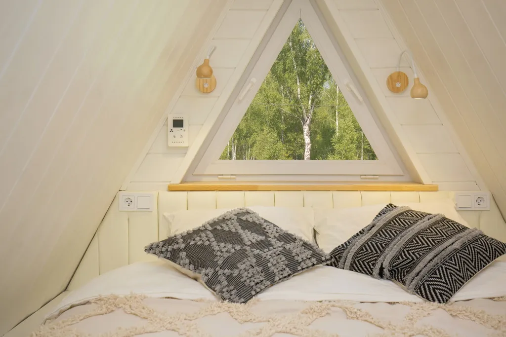 Глэмпинг Krona camp (Дома A-frame в лесу) 40 км от Уфы