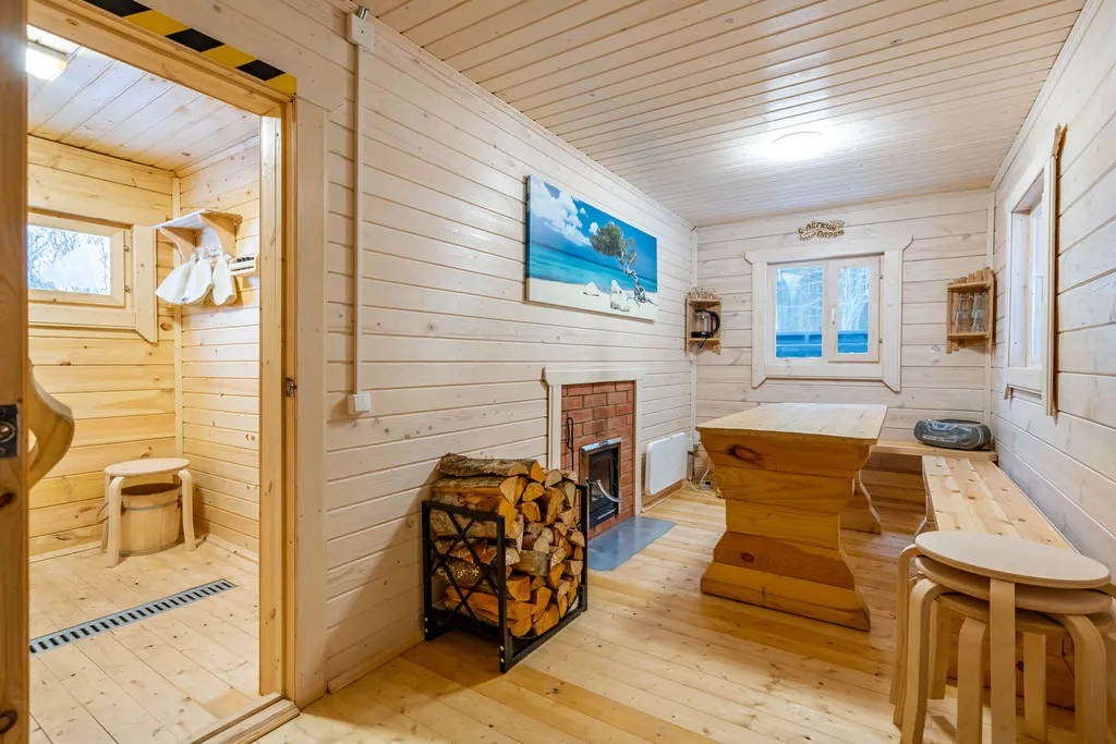 Коттедж Уютный дом аттик А-фрейм у Снетковского озера — Ларионово