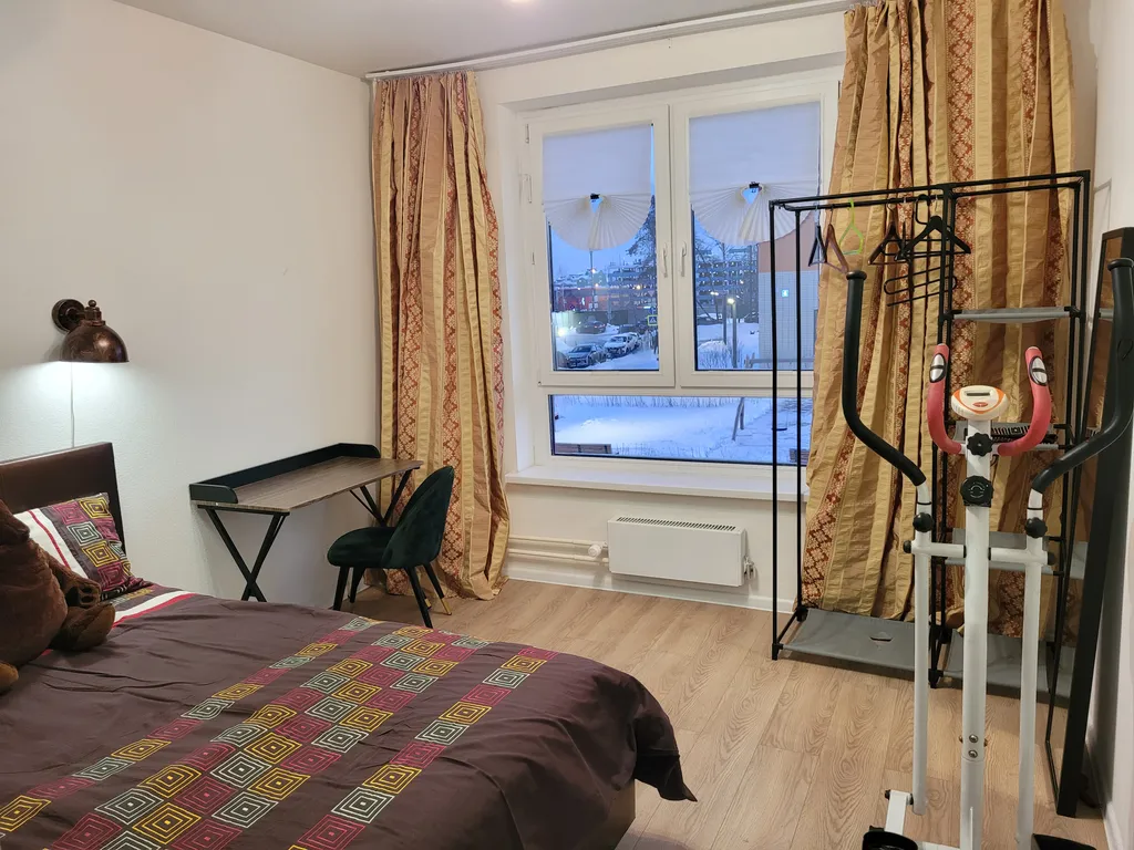 Уютная квартира у метро Митино в новом ЖК в парковой зоне