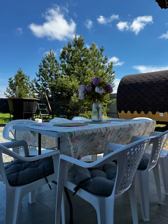 Шикарный новый дом с баней и чаном