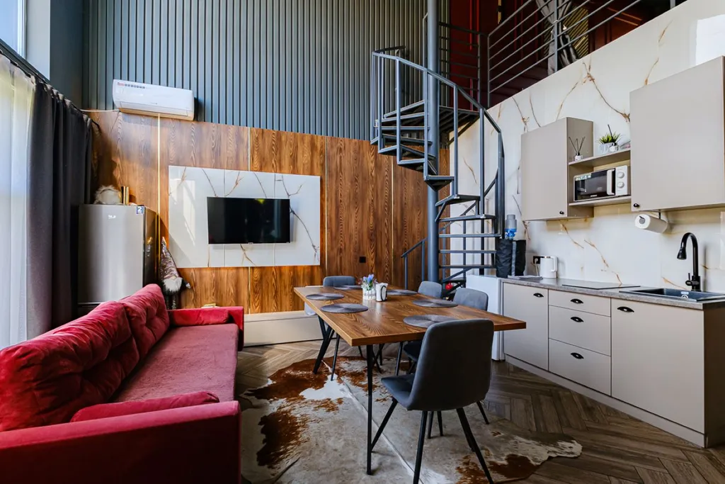 Yeti home дом с горячим бассейном на улице