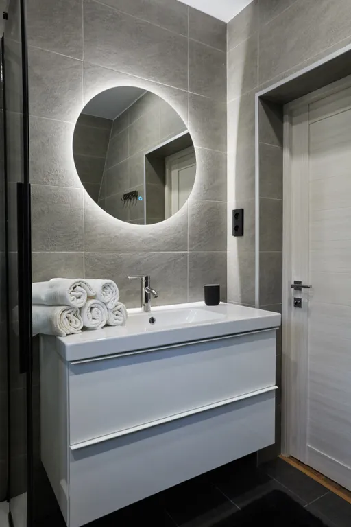 Современный дом в сосновом лесу