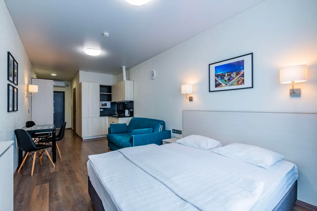 Стильная студия в центре с отличным видом