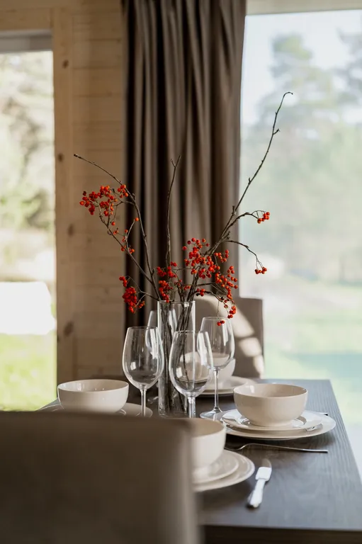 2-комнатный котедж на границе с лесом, 57м²