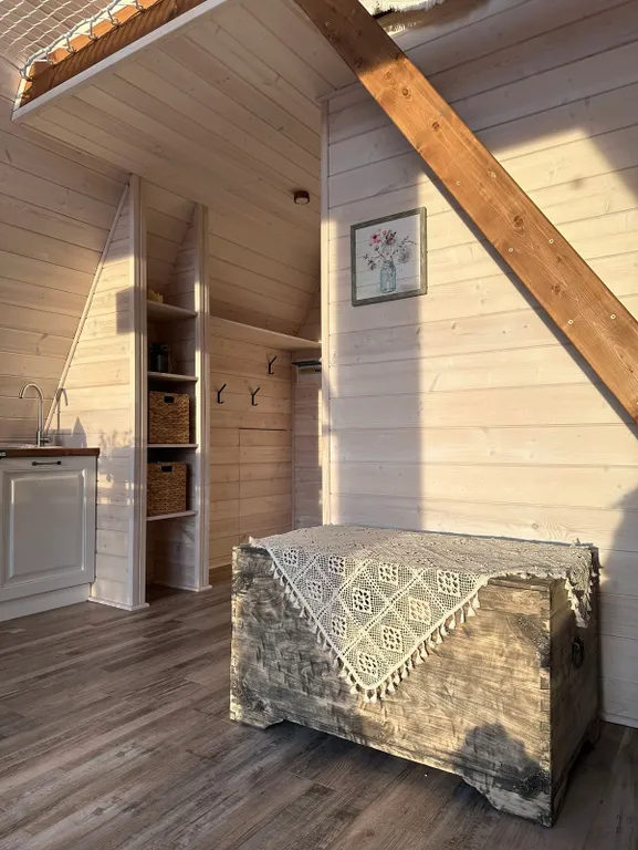 Коттедж Дом A-frame с фурако — Пановка