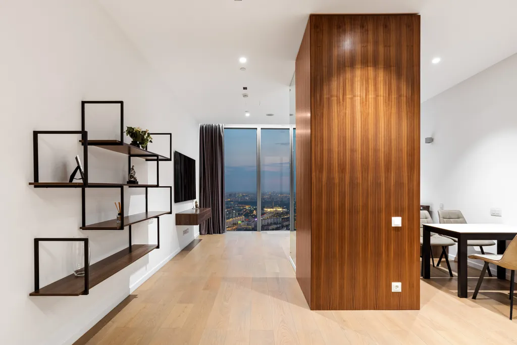 Студия для двоих на 74 этаже с панорамным видом