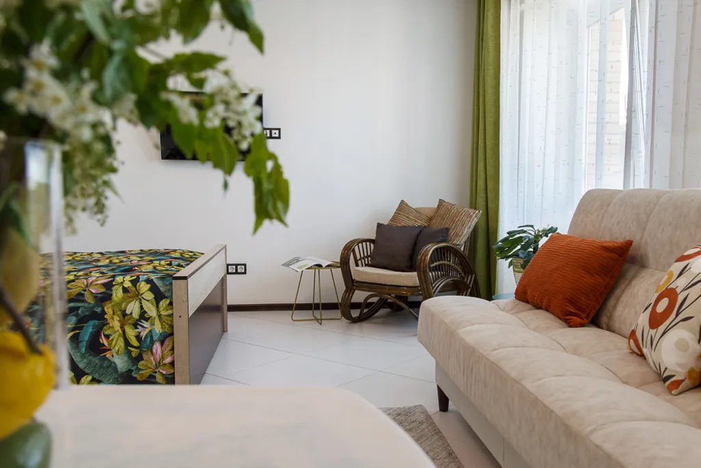 Студия Лето с шикарным видом возле Модного квартала