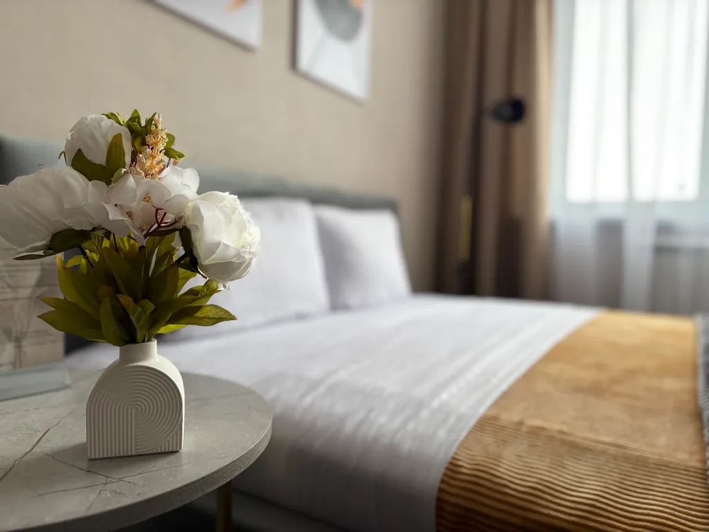 Комфортабельная семейная евродвушка в центре до 6 гостей