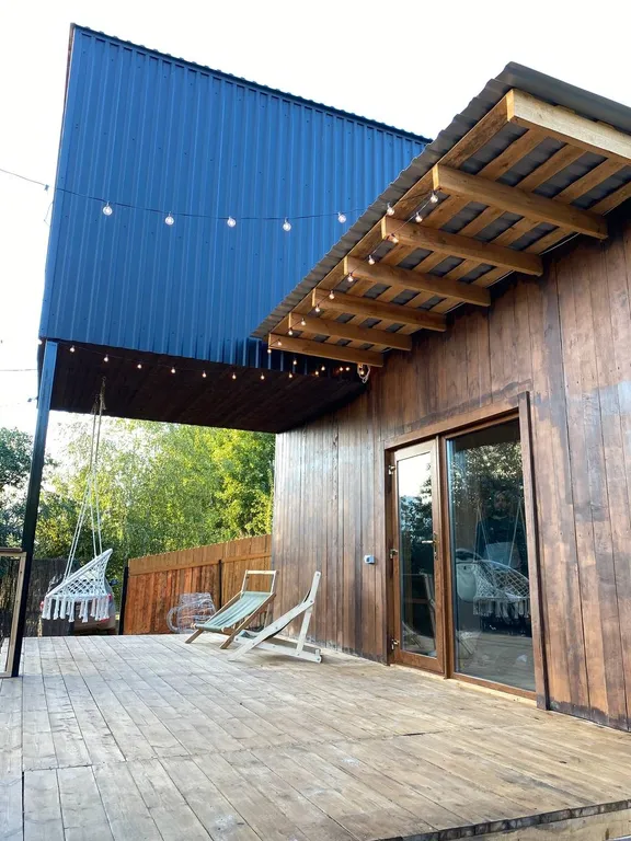 Дом с видом на лес и озеро с баней