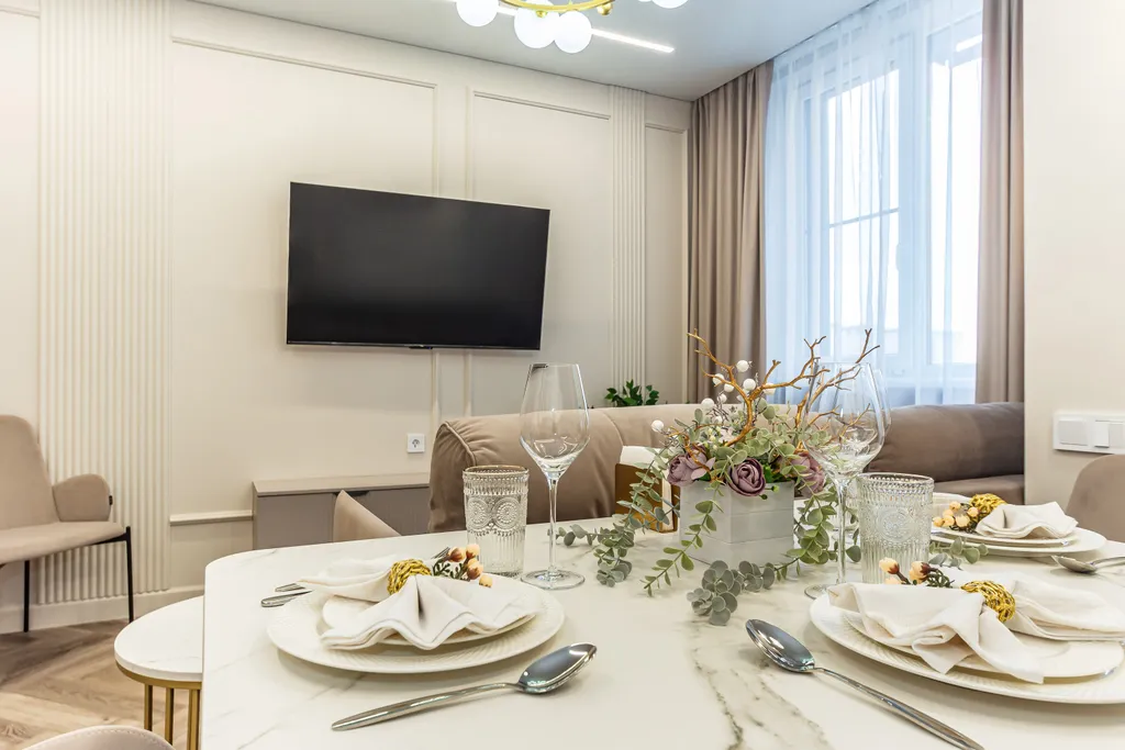 Дизайнерская евродвушка на 4 человека в центральной части города