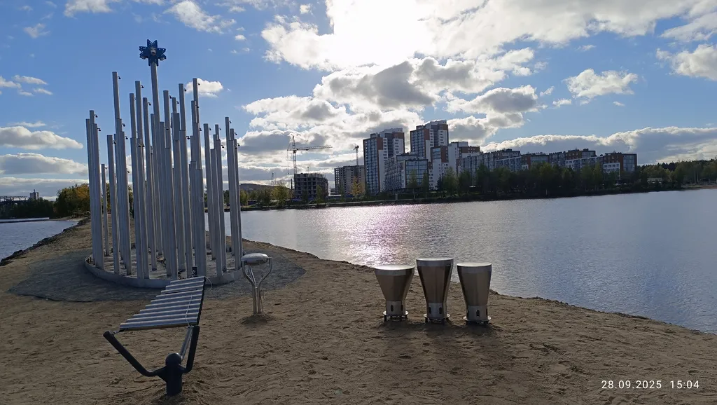 Уютная квартира на берегу озера, с собственным пляжем.