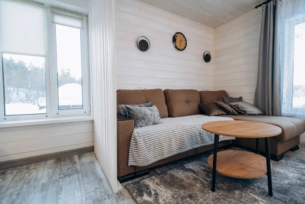 Уютный домик на берегу Ладожского озера с сауной и баней