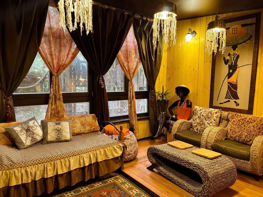 Дачный дом у моря в африканском стиле