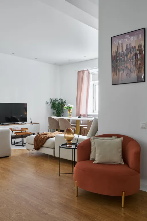 Квартира 3-комнатная квартира в скандинавском стиле в центре Москвы — Москва