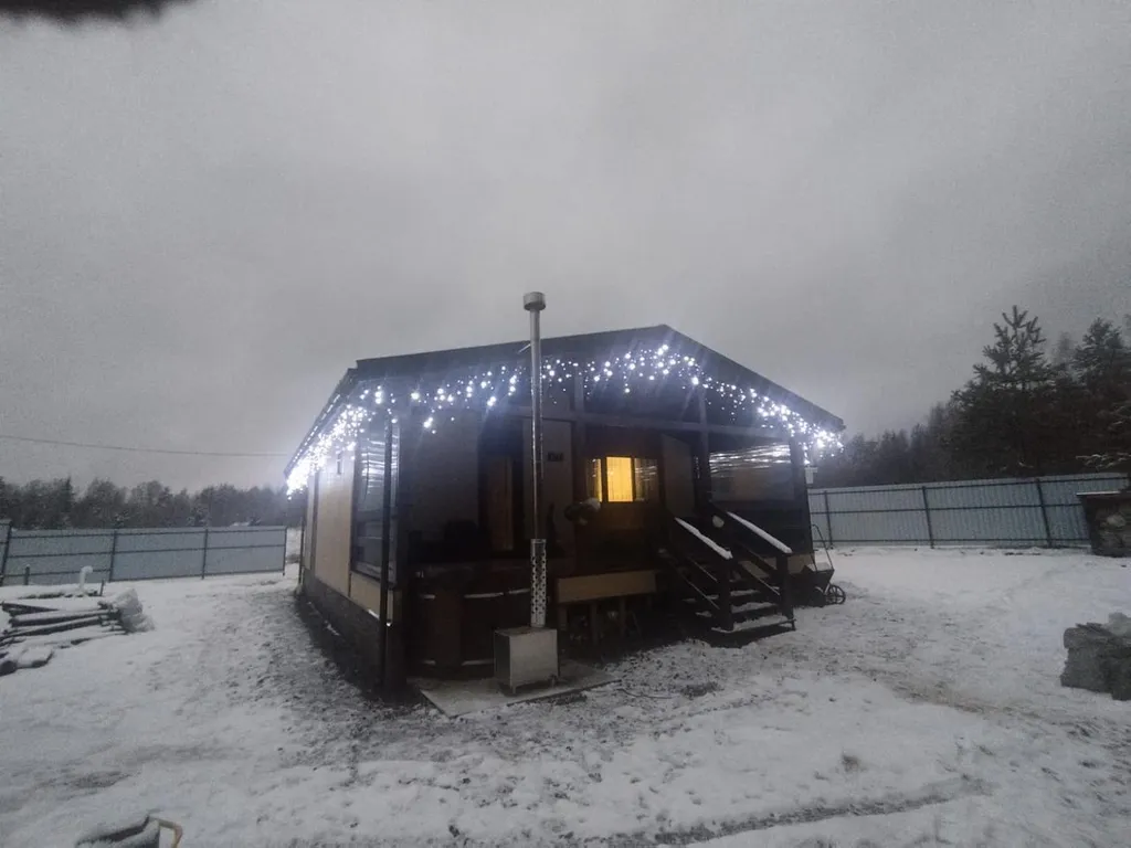 Коттедж Новый загородный дом с горячей купелью и сауной — аренда посуточно в Парголово