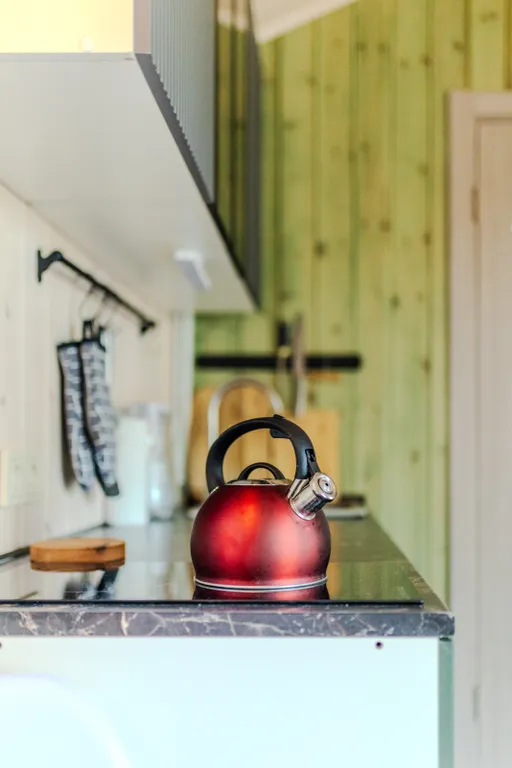 Дом-студия с панорамной стеной на залив Мусталанлахти