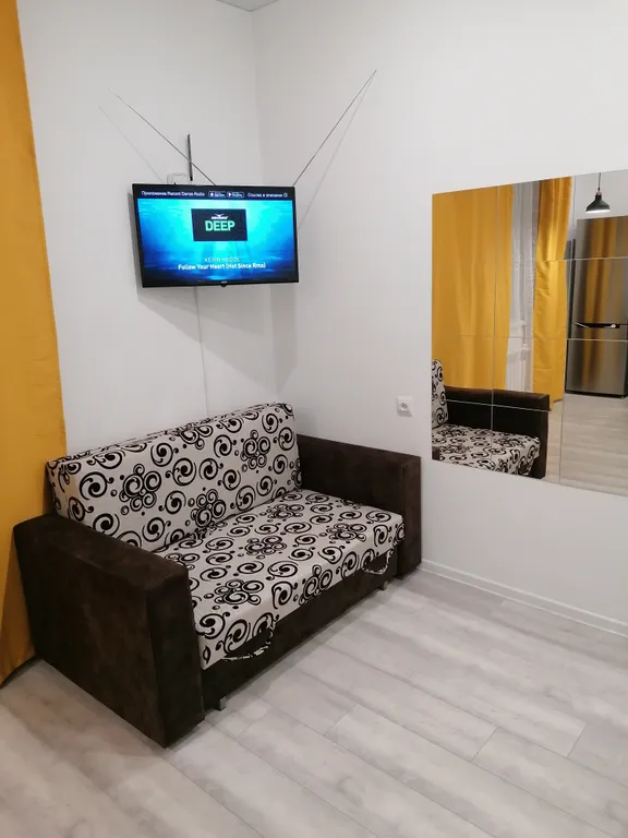 Уютная чистая студия со свежим ремонтом