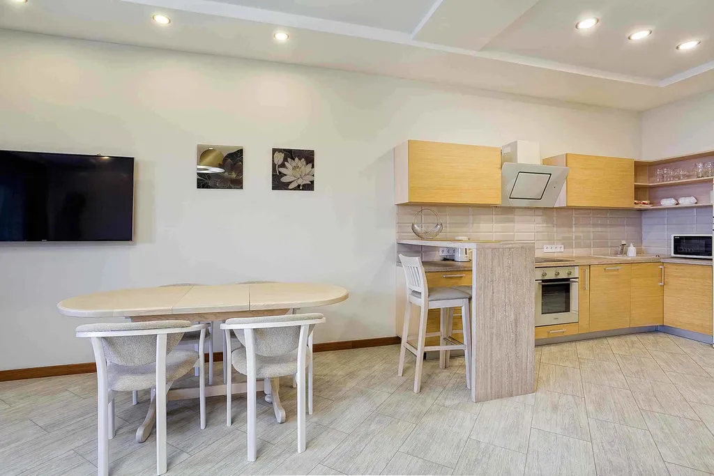 Квартира № 47 в современном жилом комплексе с видом на море