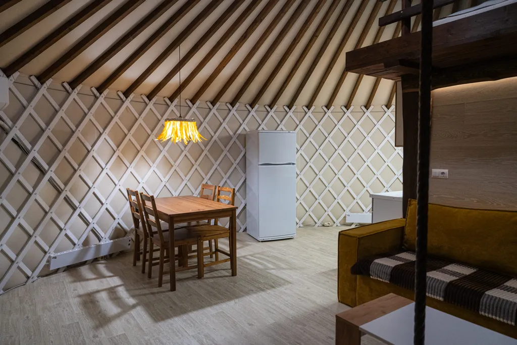 Коттедж Современная круглогодичная Юрта со всеми удобствами рядом с Коломной — Михеево