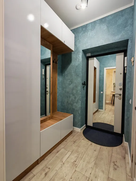 Квартира с новогодней атмосферой в новостройке