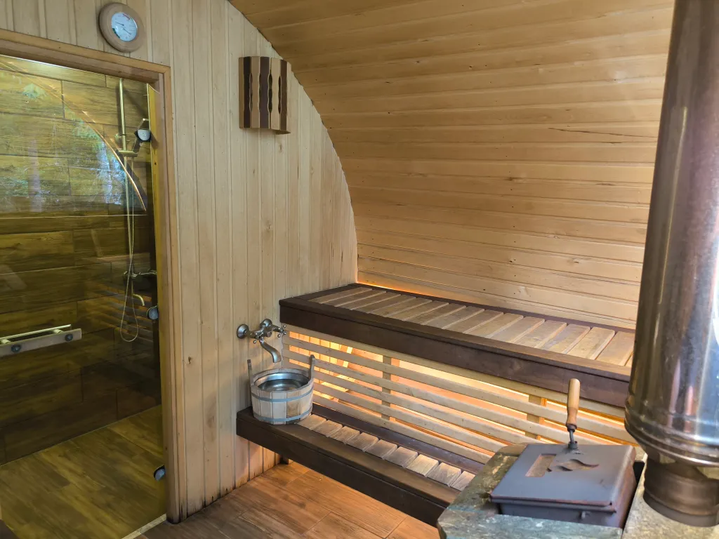 Домик с баней