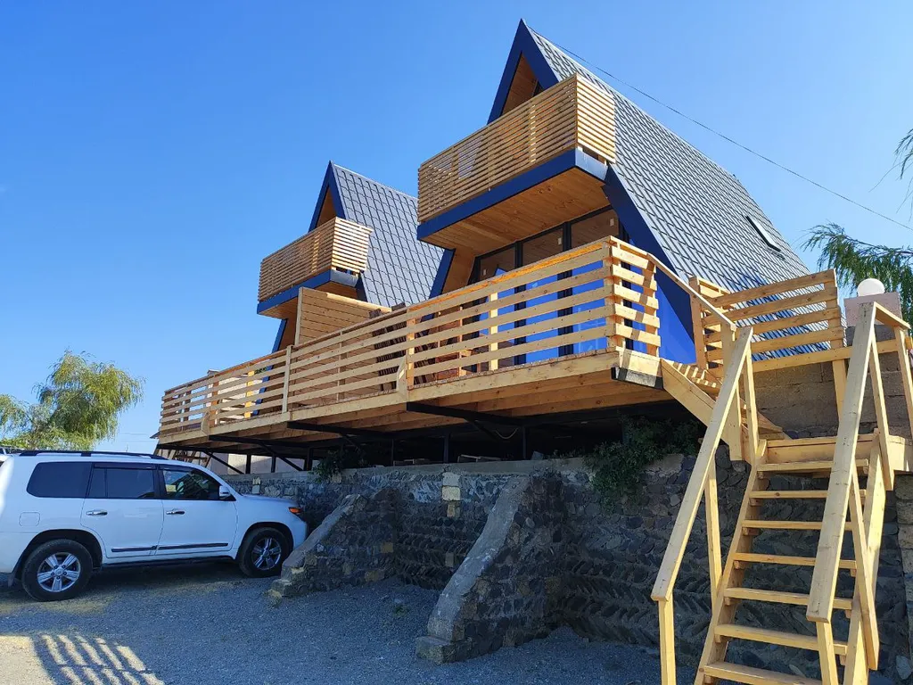 Коттедж Домик а-фрейм на 1 линии — аренда посуточно в Приморский