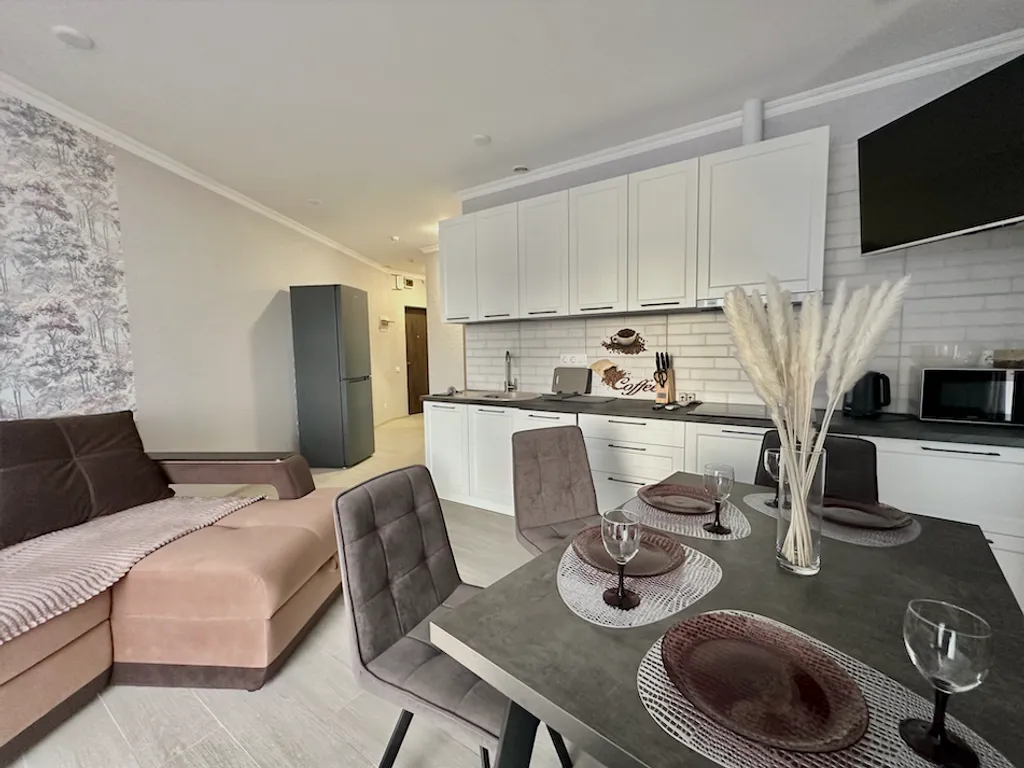 Апартамент Ls-wine and sunset с отдельной спальней с видом на море 5эт