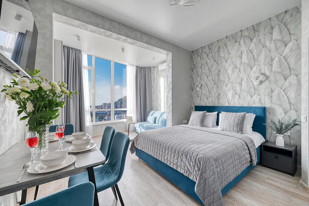 Студия с видом на море