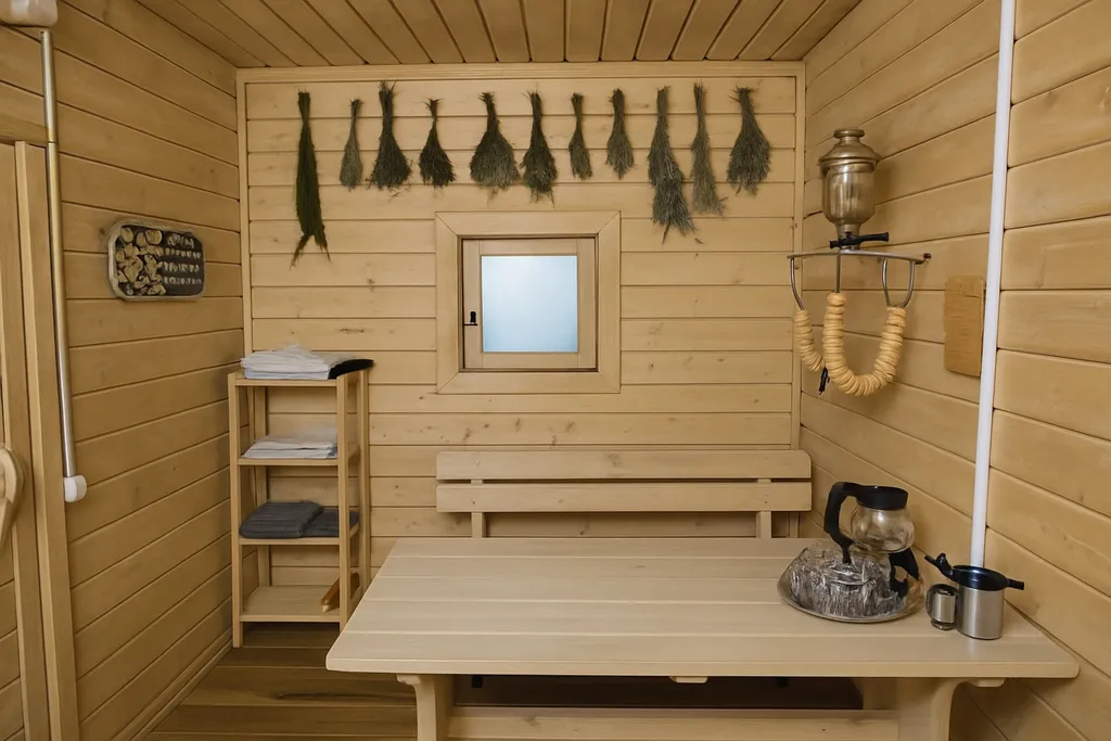 Дом "Душа" с баней и банным чаном