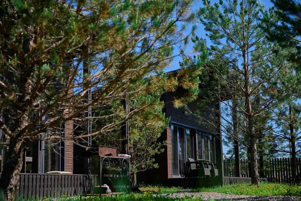 Шале для двоих, пешая доступность горнолыжных трасс