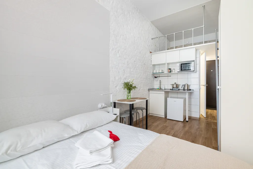 Квартира Квартира Двухуровневая евро студия в самом центре — Санкт-Петербург