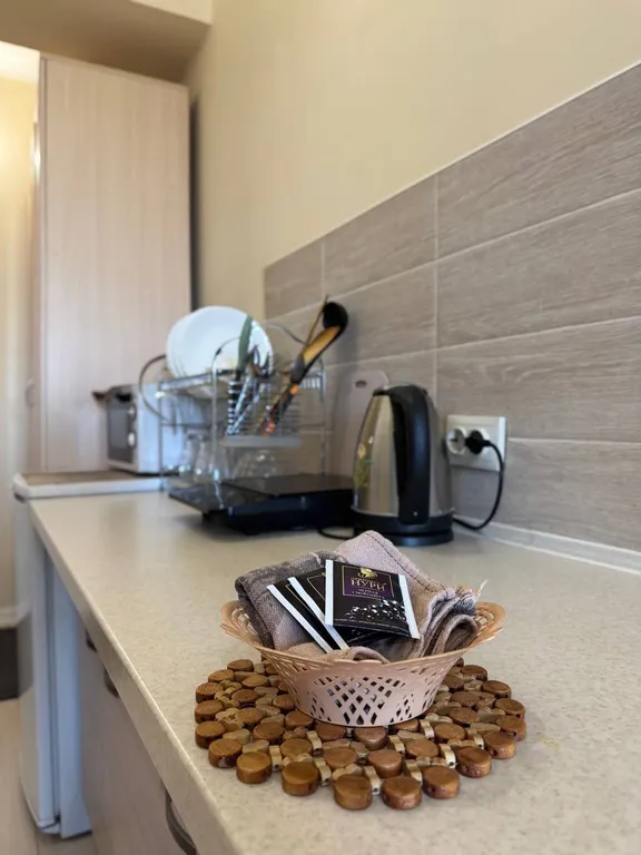 Прекрасная студия, с кондиционером и  Отличный вид на реку