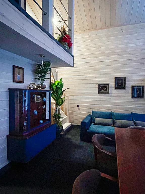 Барн хаус с видом на лес и горы