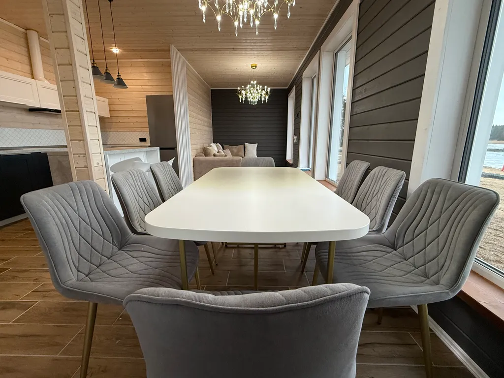 Дом с тремя спальнями на озере Сямозеро в Карелии