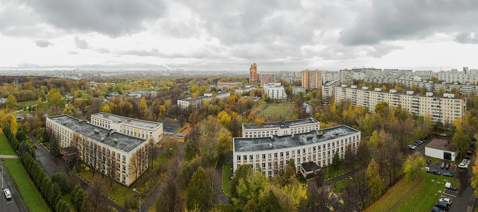 Вид из окна на Москву (МГУ,  Москва-Сити, Останкино, Кремль)