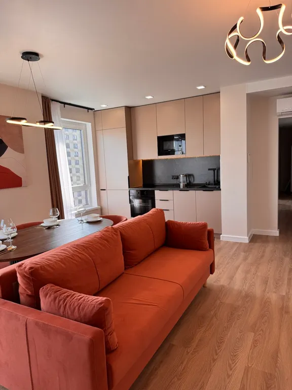 Квартира Евро-трёхкомнатная квартира с потрясающим видом на город у метро Аминьевская — Москва