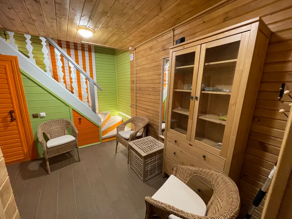 Деревянный домик со spa зоной
