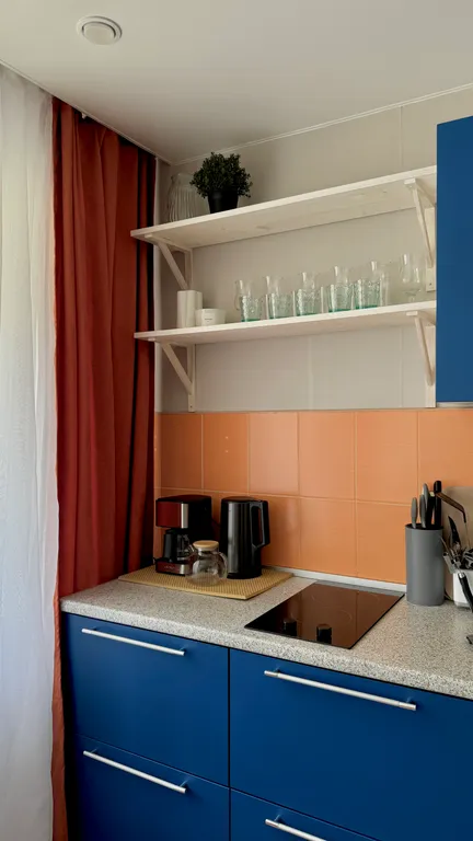 Уютная евротрешка с большой гостиной и двумя изолированными спальнями